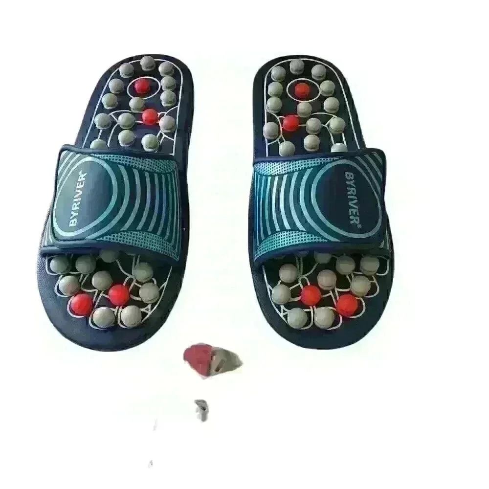 BYRIVER Men's Reflexology Foot Massager Acupuncture Sandals Size Assorted